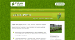 Desktop Screenshot of cialusajardines.com